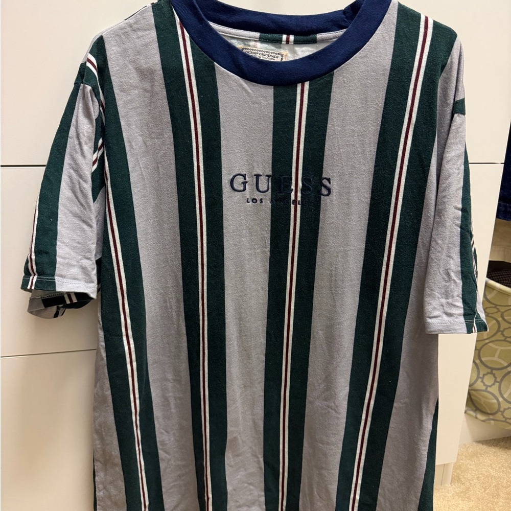 GUESS Men's Striped Tee